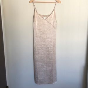 H&M satin slip dress